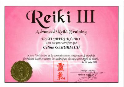 Diplome reiki iii